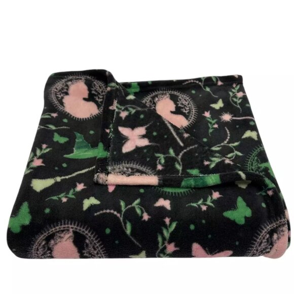 Wicked Blanket Witches Silhouette Print Throw Blanket Wicked Movie Throw Blanket - Picture 11 of 11